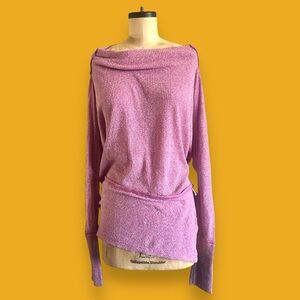 FREE PEOPLE Pullover Top Tunic Relaxed Athleisure Lounge Yoga Balletcore Boho
